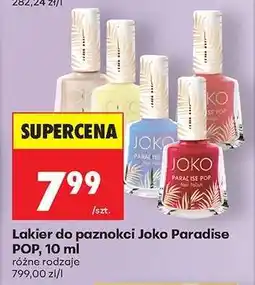 Biedronka Lakier do paznokci Joko Paradise POP, 10 ml oferta