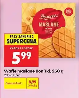 Biedronka Wafle maślane Bonitki, 250 g oferta