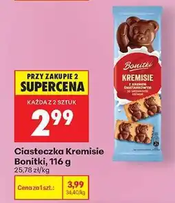 Biedronka Ciasteczka Kremisie Bonitki, 116 g oferta