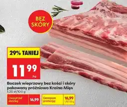 Biedronka Boczek wieprzowy bez kości i skóry pakowany próżniowo Kraina Mięs oferta