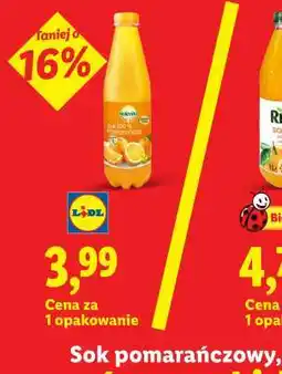 Lidl Sok pomarańczowy oferta
