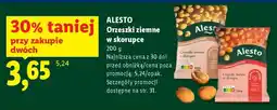 Lidl Alesto Orzeszki ziemne w skorupce oferta