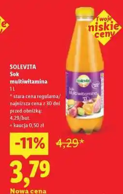Lidl SOLEVITA Sok multiwitamina oferta