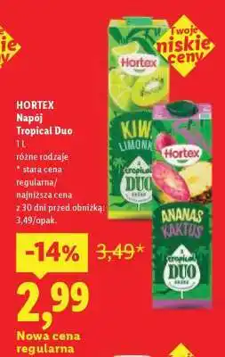 Lidl Hortex Napój Tropical Duo oferta