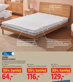 Lidl LIVARNO Nakładka na materac oferta