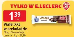 E.Leclerc Wafel XXL w czekoladzie Petit Deli oferta