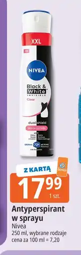 E.Leclerc Antyperspirant w sprayu Nivea Black & White oferta