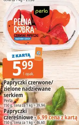 E.Leclerc Papryczki czerwone/zielone nadziewane serkiem Perla oferta