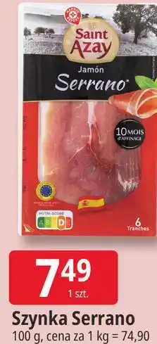 E.Leclerc Szynka Serrano Saint Azay oferta