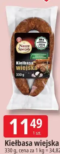 E.Leclerc Kiełbasa wiejska Nasze Specjały oferta