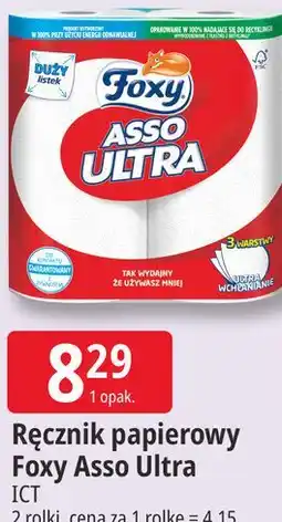 E.Leclerc Ręcznik papierowy Foxy Asso Ultra oferta