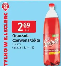 E.Leclerc Oranżada czerwona/żółta Sprinks oferta