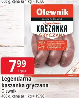 E.Leclerc Legendarna kaszanka gryczana Olewnik oferta