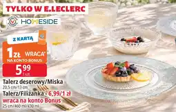 E.Leclerc HOMESIDE Talerz deserowy / Miska / Talerz / Filiżanka oferta