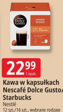 E.Leclerc Kawa w kapsułkach Nescafe Dolce Gusto / Starbucks oferta