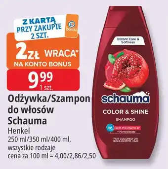 E.Leclerc Odżywka/Szampon do włosów Schauma oferta
