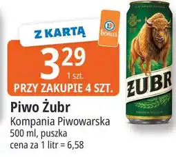 E.Leclerc Piwo Żubr Kompania Piwowarska oferta