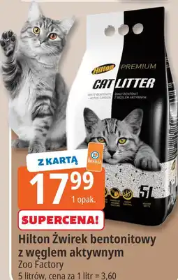 E.Leclerc Hilton Żwirek bentonitowy z węglem aktywnym oferta