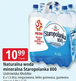 E.Leclerc Naturalna woda Staropolanka 800 Uzdrowiska Kłodzkie oferta