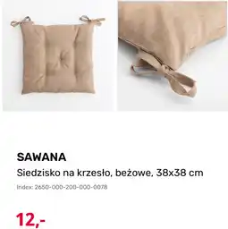Agata Meble SAWANA Siedzisko na krzesło, beżowe, 38x38 cm oferta