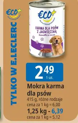 E.Leclerc Mokra karma dla psów EcO+ oferta
