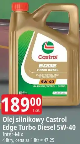 E.Leclerc Olej silnikowy Castrol Edge Turbo Diesel 5W-40 oferta