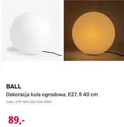 Agata Meble BALL Dekoracja kula ogrodowa, E27, fi 40 cm oferta