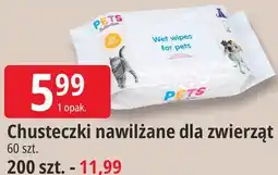 E.Leclerc Pets Collection Chusteczki nawilżane dla zwierząt oferta