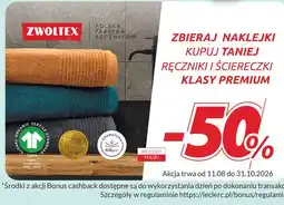 E.Leclerc Ręczniki i ściereczki klasy premium Zwoltex oferta