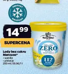 Netto Lody bez cukru Mancuso Gelato Zero oferta