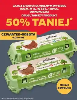 Netto Jaja z chowu na wolnym wybiegu Od Kokoszki oferta