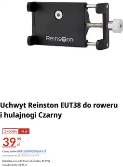 RTV EURO AGD Uchwyt Reinston EUT38 do roweru i hulajnogi Czarny oferta