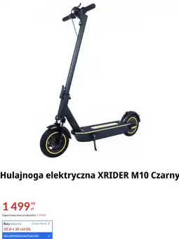 RTV EURO AGD Hulajnoga elektryczna XRIDER M10 Czarny oferta