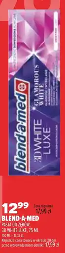 Drogerie Natura Blend-a-med pasta do zębów 3d white luxe oferta