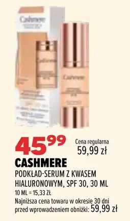 Drogerie Natura Cashmere Podkład-Serum z Kwasem Hialuronowym oferta