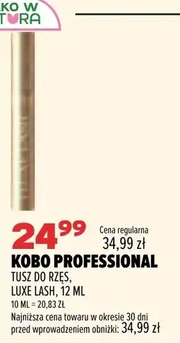 Drogerie Natura KOBO PROFESSIONAL TUSZ DO RZĘS, LUXE LASH oferta