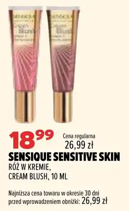Drogerie Natura SENSIQUE SENSITIVE SKIN RÓŻ W KREMIE, CREAM BLUSH oferta