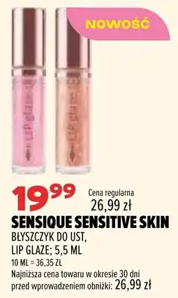 Drogerie Natura SENSIQUE SENSITIVE SKIN BŁYSZCZYK DO UST oferta