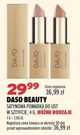 Drogerie Natura DASO BEAUTY SATYNOWA POMADKA DO UST oferta