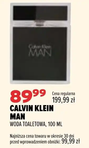 Drogerie Natura Calvin Klein Man Woda Toaletowa oferta