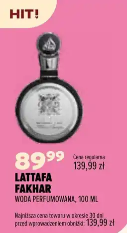 Drogerie Natura Lattafa Fakhar Woda Perfumowana oferta