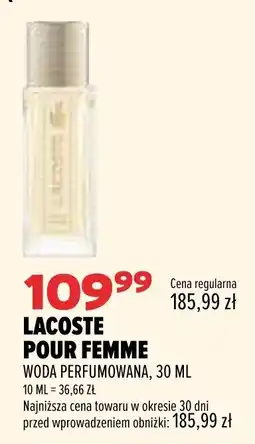 Drogerie Natura Lacoste Pour Femme Woda Perfumowana oferta