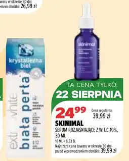 Drogerie Natura SKINIMAL SERUM ROZJAŚNIAJĄCE Z WIT.C 10% oferta
