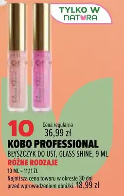 Drogerie Natura Kobo Professional Błyszczyk do ust, Glass Shine oferta