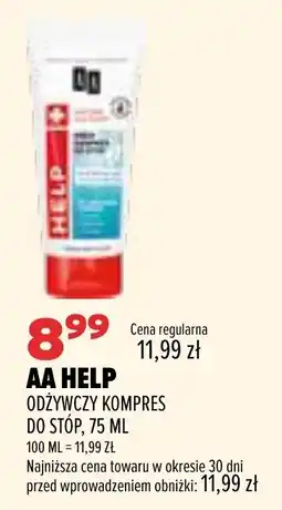 Drogerie Natura AA HELP ODŻYWICZY KOMPRES DO STÓP oferta