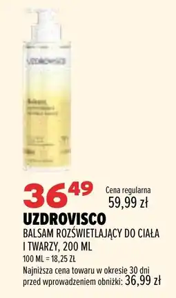 Drogerie Natura UZDROVISCO BALSAM ROZŚWIETLAJĄCY DO CIAŁA I TWARZY oferta