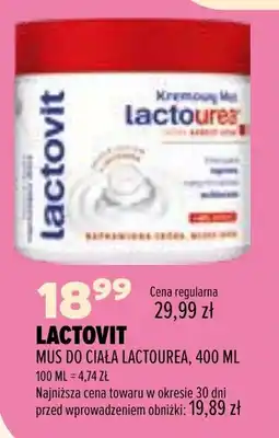 Drogerie Natura Lactovit Mus do ciała Lactourea oferta