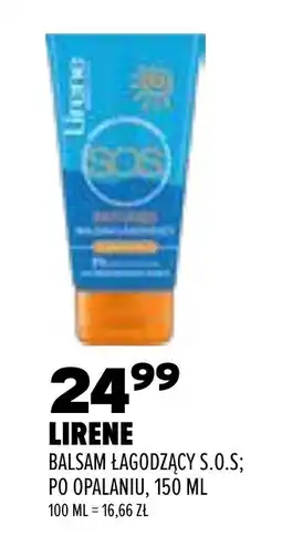 Drogerie Natura Lirene Balsam Łagodzący S.O.S; Po Opalaniu oferta