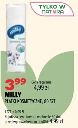 Drogerie Natura MILLY PŁATKI KOSMETYCZNE oferta