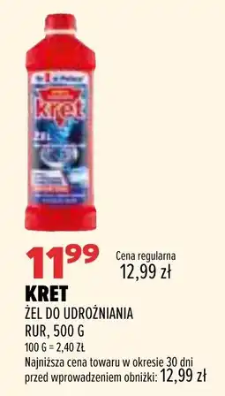 Drogerie Natura KRET ŻEL DO UDROŻNIANIA oferta